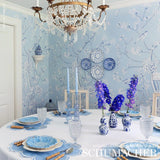 Schumacher Chinois Palais Panel Sky Wallpaper