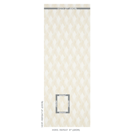 Schumacher Fetlock Natural Wallpaper