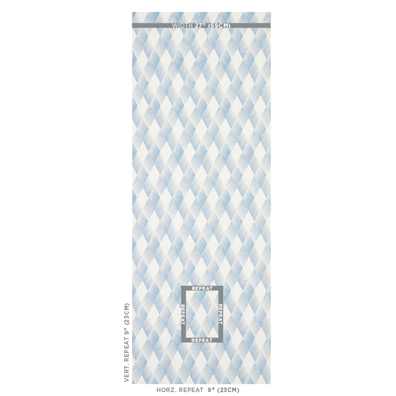 Schumacher Fetlock Blue Wallpaper