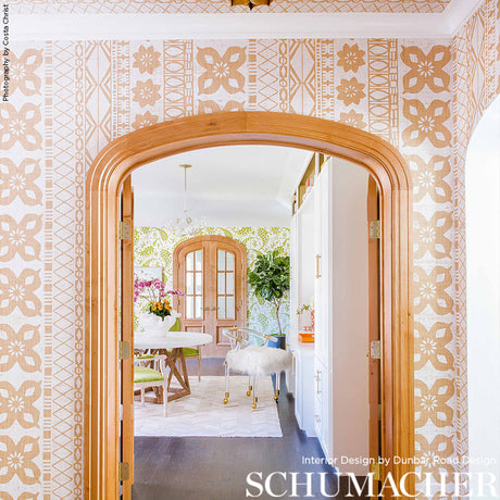 Schumacher Mrs. Howell Palm Wallpaper - Eade's Wallpaper