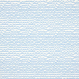 Schumacher Waves Blue Wallpaper