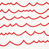 Schumacher Waves Red Wallpaper