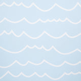 Schumacher Waves White On Sky Wallpaper