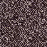 Schumacher Whirlpool Black Plum Wallpaper