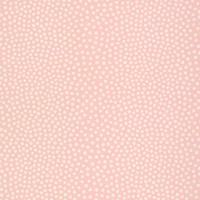 Schumacher Raindots Washed Pink Wallpaper - Eade's Wallpaper