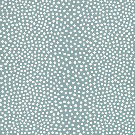 Schumacher Raindots Slate Blue Wallpaper - Eade's Wallpaper