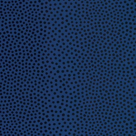 Schumacher Raindots Marine Noir Wallpaper - Eade's Wallpaper