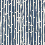 Schumacher Bamboo Marine Wallpaper
