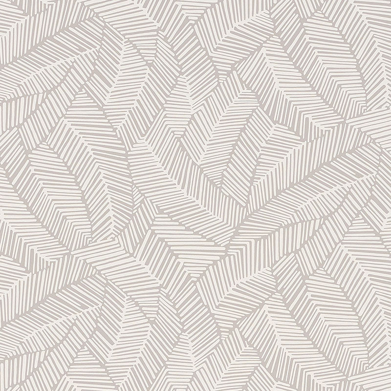 Schumacher Abstract Leaf Dove Wallpaper