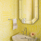 Schumacher Featherfest Smoke Wallpaper