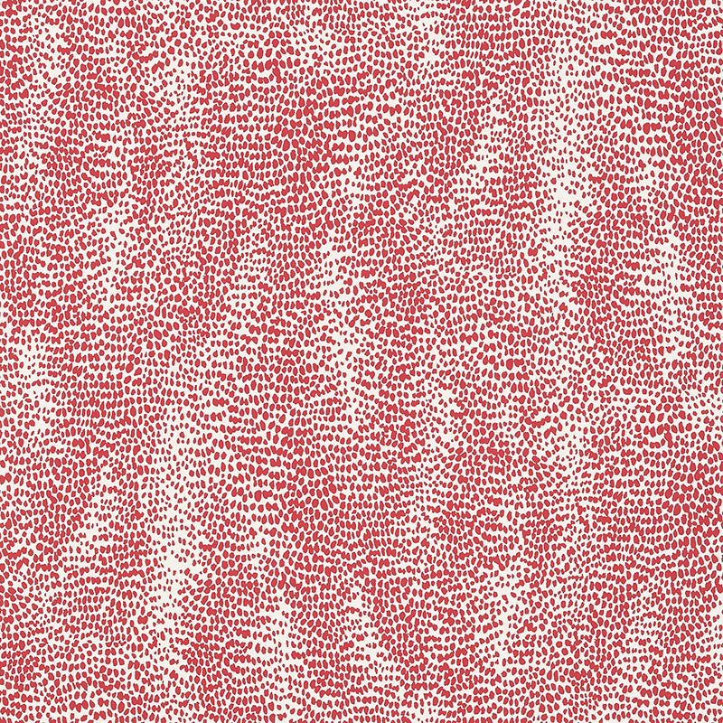 Schumacher Drizzle Rouge Wallpaper