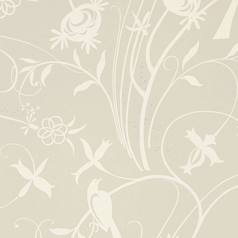 Schumacher Sky Meadow Linen Wallpaper - Eade's Wallpaper