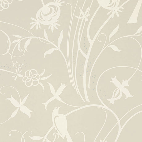 Schumacher Sky Meadow Linen Wallpaper - Eade's Wallpaper