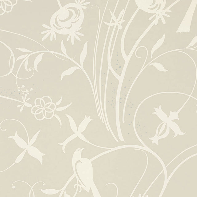 Schumacher Sky Meadow Linen Wallpaper - Eade's Wallpaper