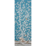 Schumacher Brighton Pavilion Panel Peacock Wallpaper