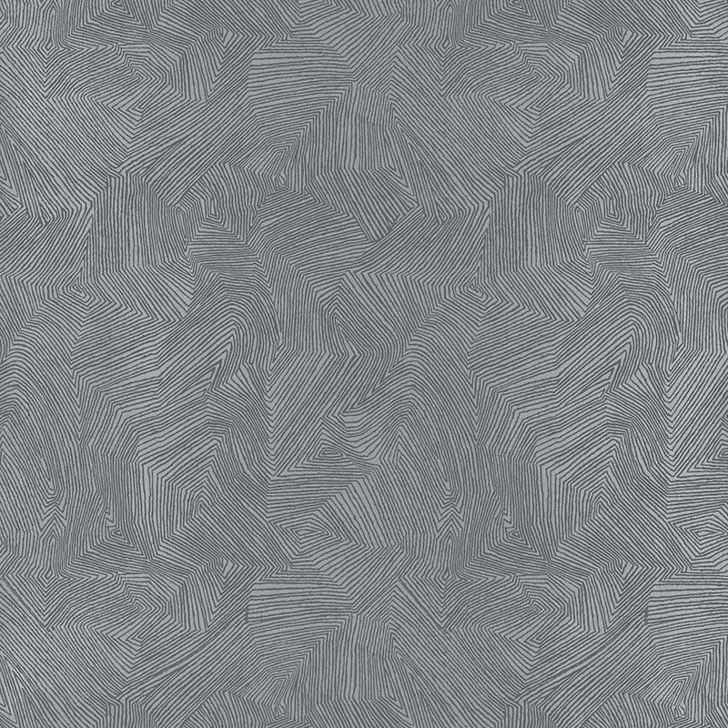 Schumacher Labyrinth Metallic Mercury Wallpaper
