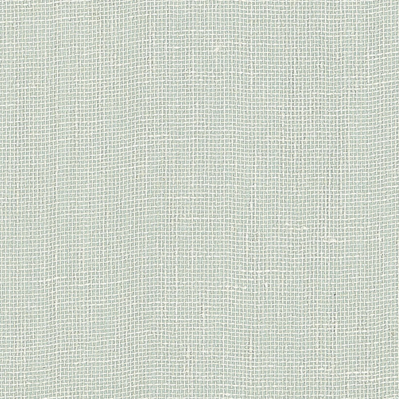 Schumacher Linen Gesso Aqua Wallpaper - Eade's Wallpaper