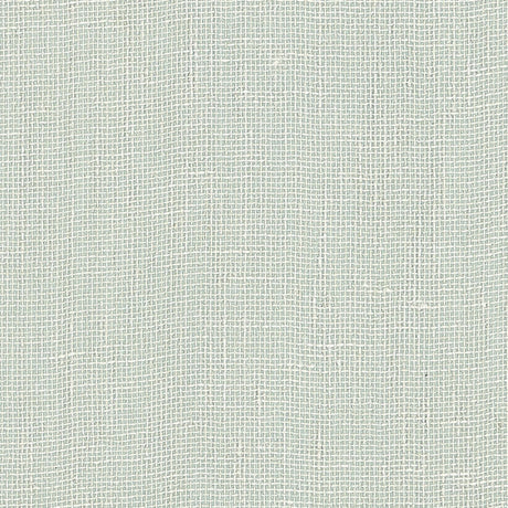Schumacher Linen Gesso Aqua Wallpaper - Eade's Wallpaper