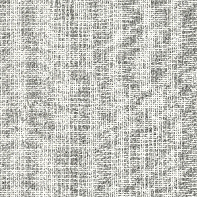 Schumacher Linen Gesso Silver Wallpaper - Eade's Wallpaper