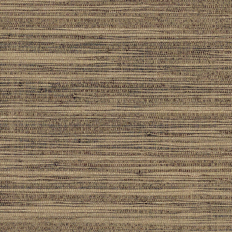 Schumacher Burnished Raffia Burnished Gold Wallpaper