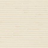 Schumacher Banded Grasscloth Cream Wallpaper