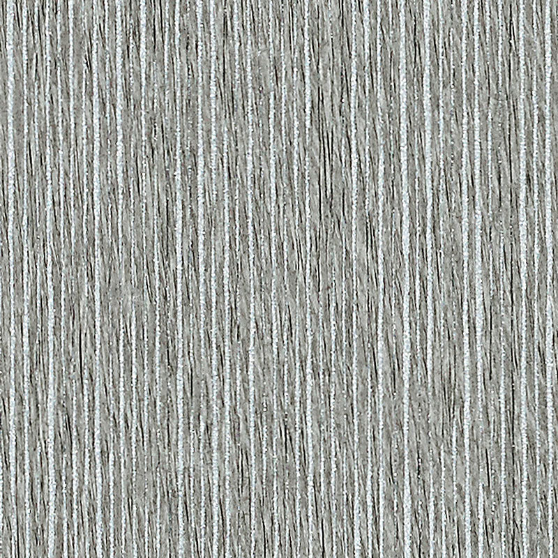 Schumacher Corded Stripe Grey Wallpaper