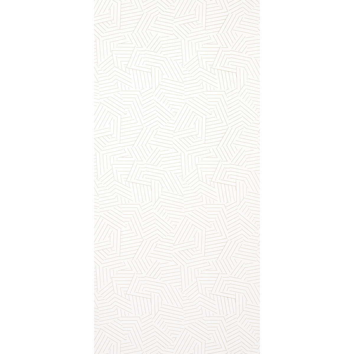 Schumacher Deconstructed Stripe Greige Wallpaper
