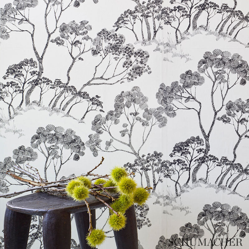 Schumacher Timber ! Natural Wallpaper - Eade's Wallpaper