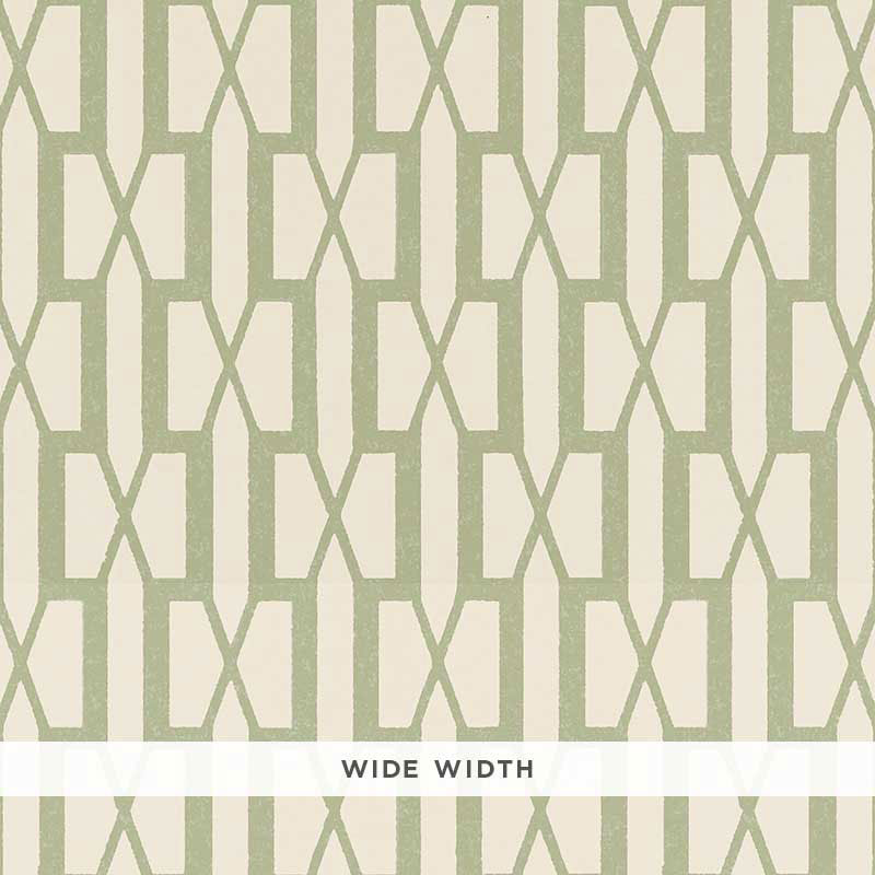 Schumacher Belvedere Sage Wallpaper