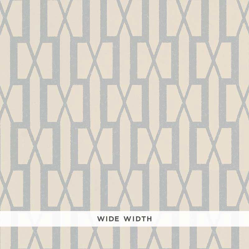 Schumacher Belvedere Orpington Blue Wallpaper