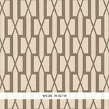 Schumacher Belvedere Berber Brown Wallpaper