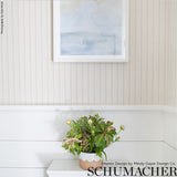 Schumacher Kiosk Orpington Blue Wallpaper - Eade's Wallpaper