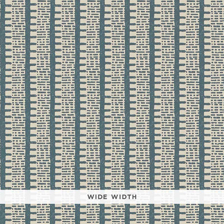 Schumacher Kiosk Peacock Blue Wallpaper - Eade's Wallpaper