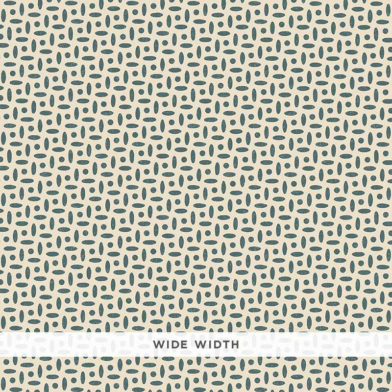 Schumacher Berrydown Peacock Blue Wallpaper