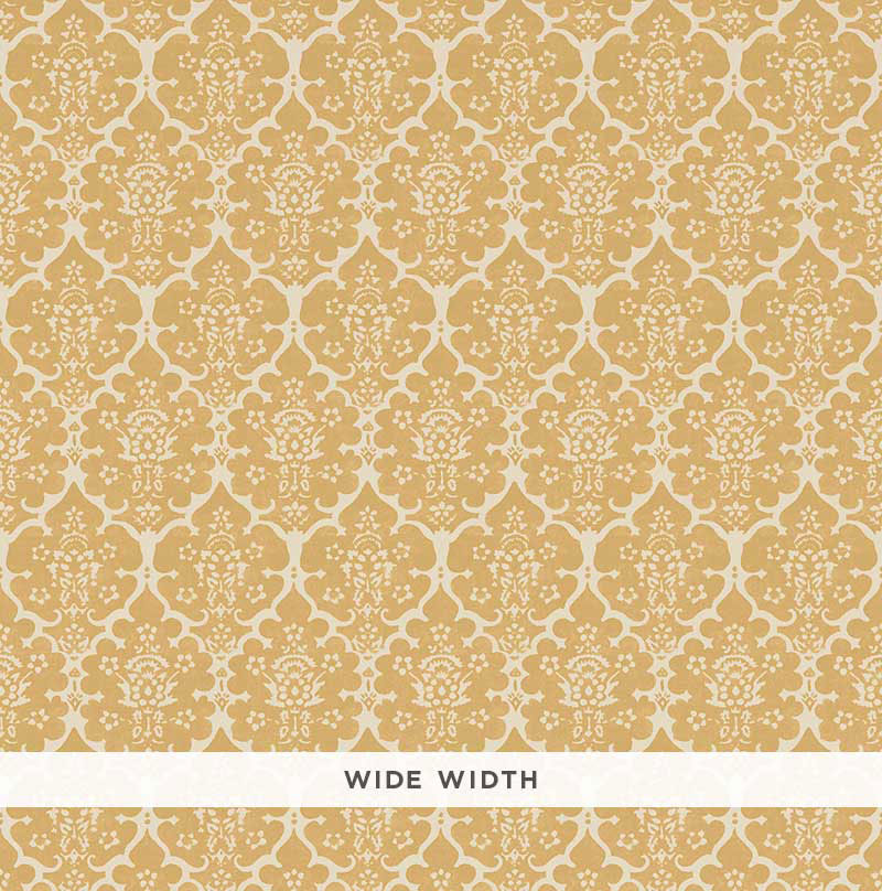Schumacher Burley Straw Wallpaper