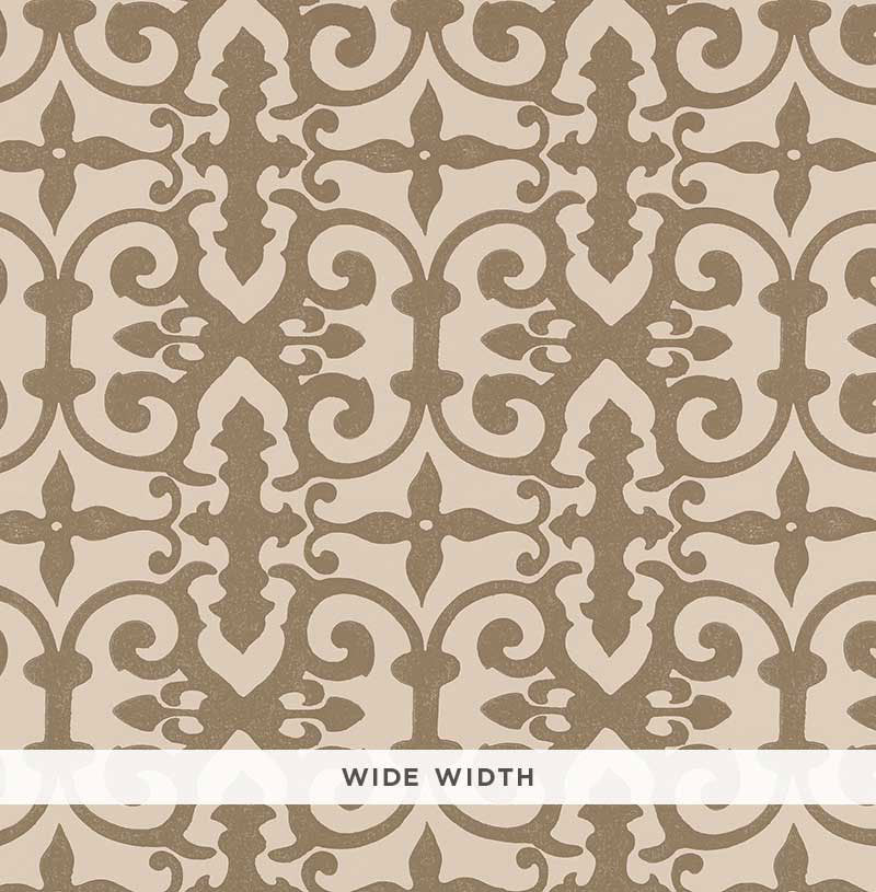Schumacher Ferne Park Berber Brown Wallpaper