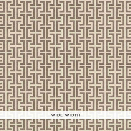Schumacher Temple Berber Brown Wallpaper - Eade's Wallpaper