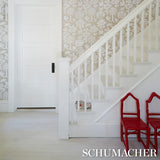 Schumacher Woodland Silhouette Sisal Fog Wallpaper