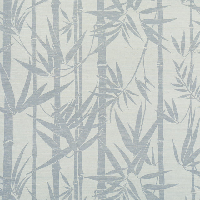 Schumacher Les Bambous Sisal Mineral Wallpaper - Eade's Wallpaper