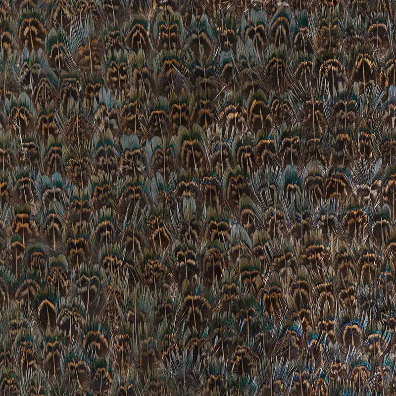 Schumacher 5008374 SMOKY QUARTZ in FOREST Wallpaper - PLUME