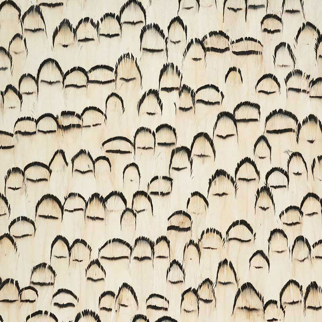 Schumacher 5008386 ROCK CRYSTAL in WHITE Wallpaper - PLUME