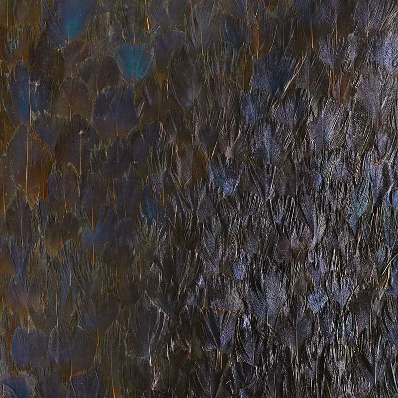 Schumacher 5008398 SAPPHIRE in BRONZE VIOLET Wallpaper - PLU