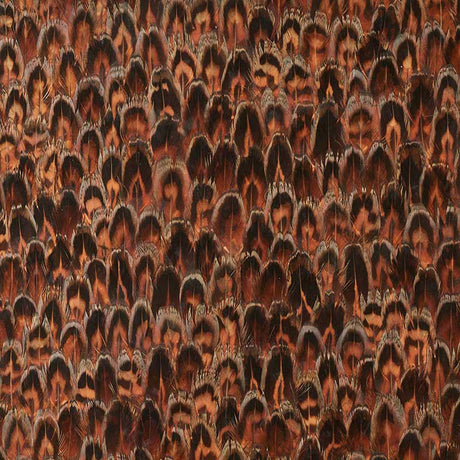 Schumacher 5008402 AGATE in CHESTNUT Wallpaper - PLUME