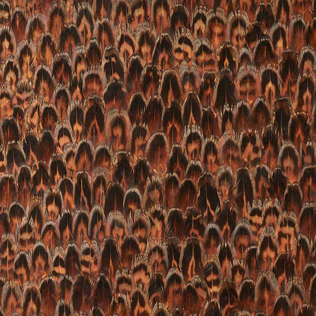 Schumacher 5008402 AGATE in CHESTNUT Wallpaper - PLUME