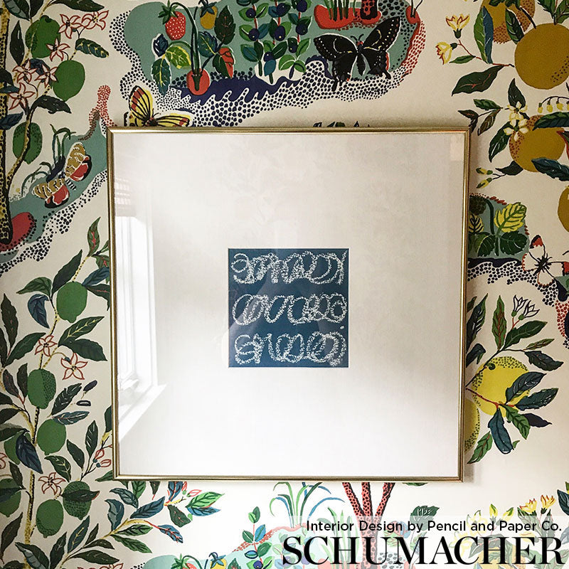 Schumacher 5008410 CITRUS GARDEN PANEL SET in PRIMARY Wallpa