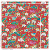 Schumacher Lotus Garden Red Wallpaper - Eade's Wallpaper