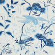 Schumacher Lotus Garden Porcelain Wallpaper - Eade's Wallpaper