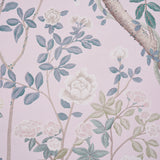 Schumacher Madame De Pompadour Panel Set Blush Wallpaper - Eade's Wallpaper