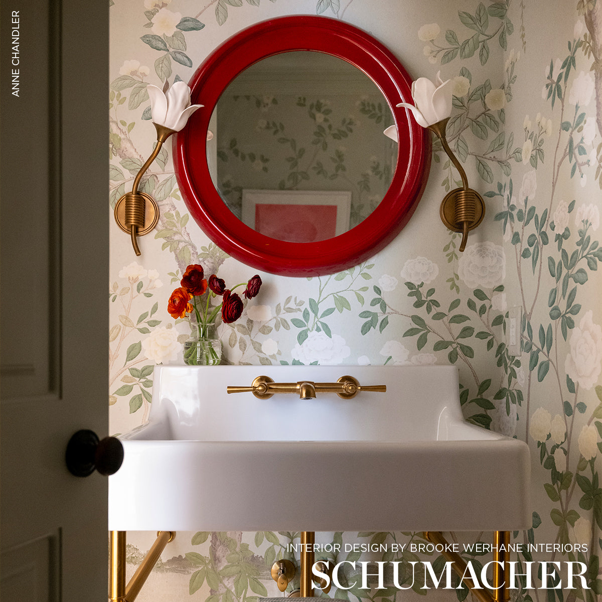 Schumacher Madame De Pompadour Panel Set Grey Wallpaper - Eade's Wallpaper