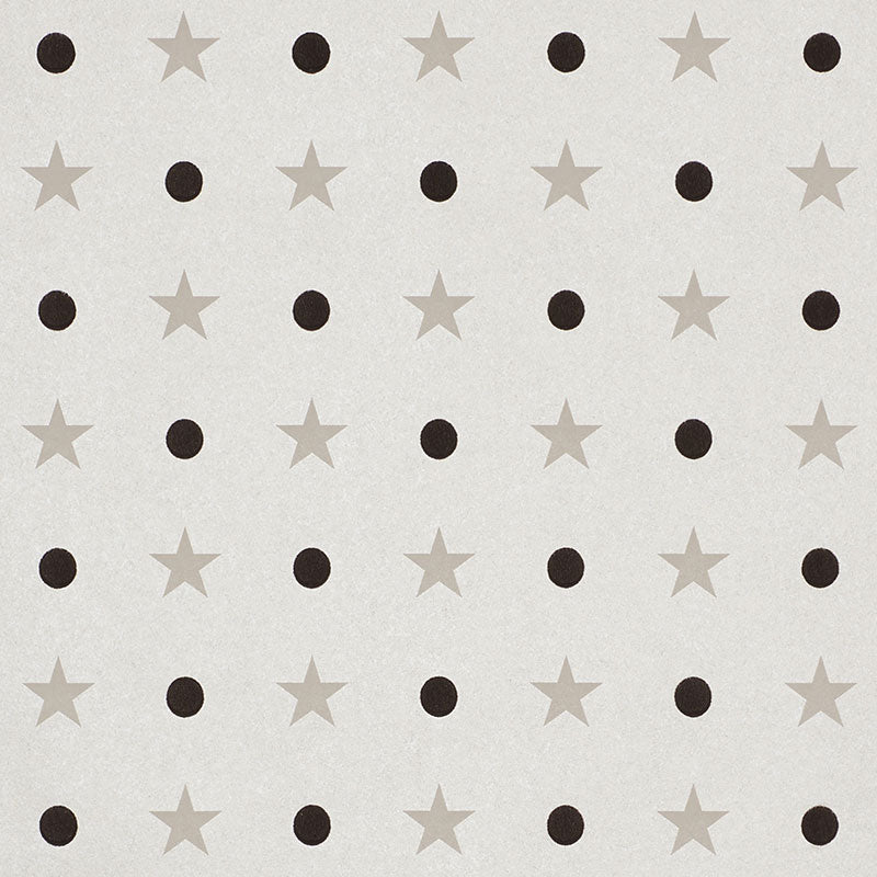 Schumacher Etoiles Et Points Warm Silver Wallpaper